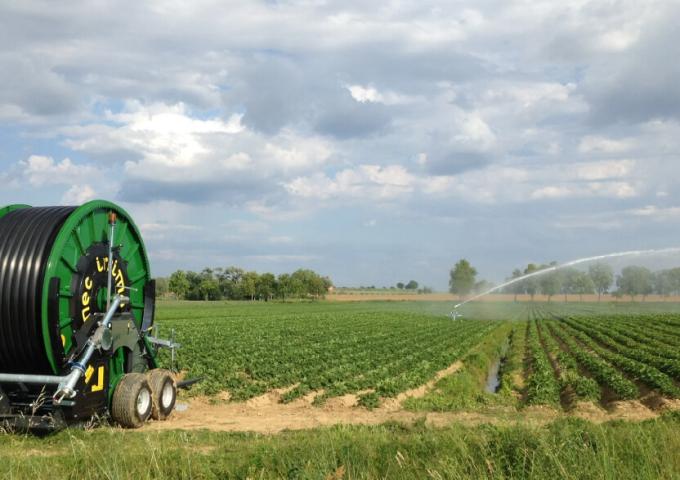 semovente irrimec in campo